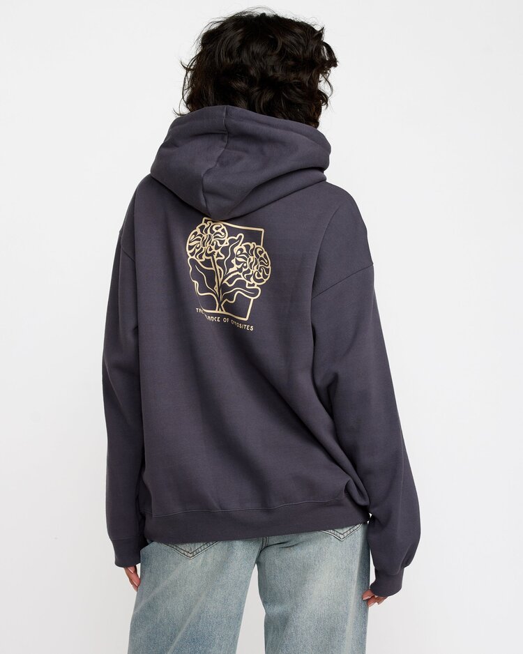 RVCA RVCA Baggie BF Hoodie | Gravel