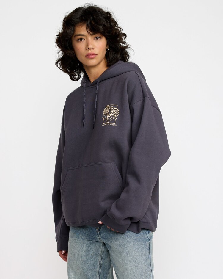 RVCA RVCA Baggie BF Hoodie | Gravel