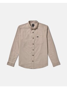 RVCA That'll Do Stretch Woven Long Sleeve Shirt | Mushroom