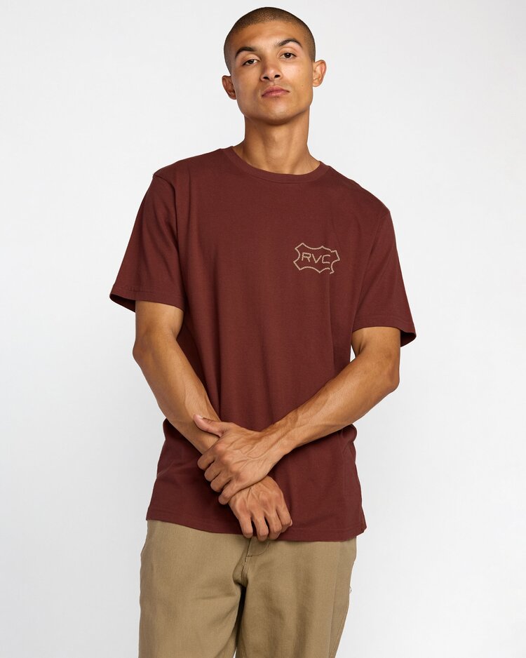 RVCA Genuine RVCA Short Sleeve | Red Earth