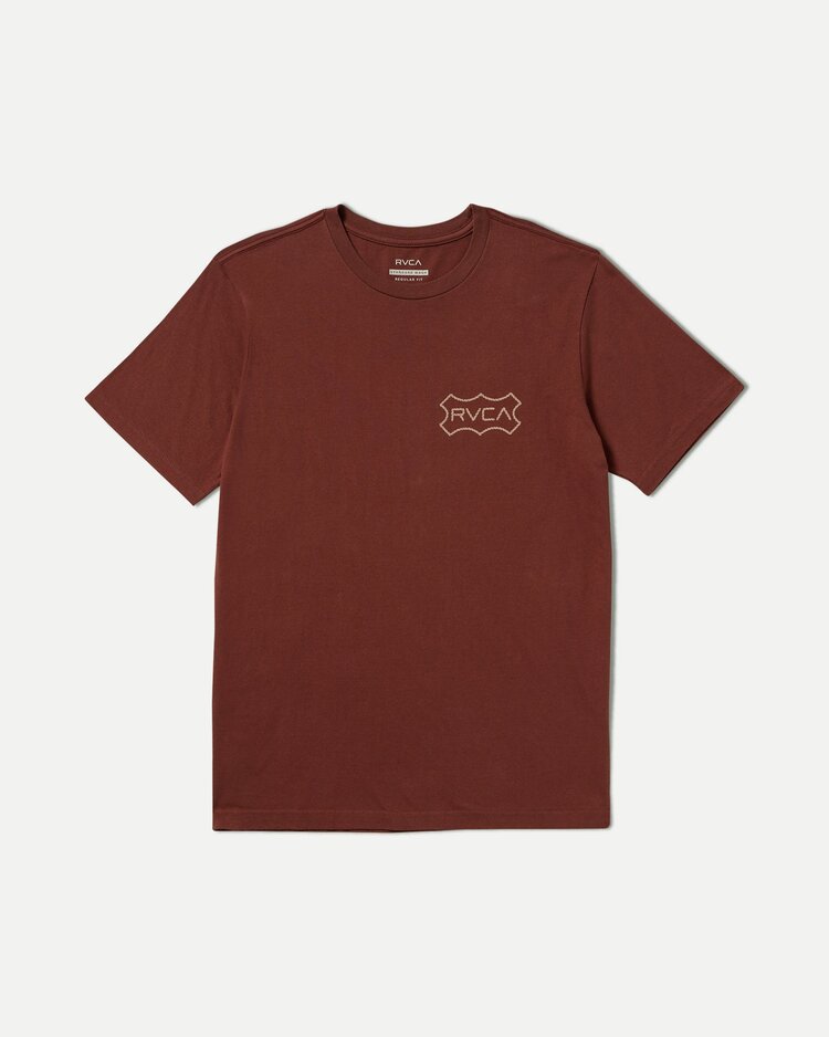 RVCA Genuine RVCA Short Sleeve | Red Earth