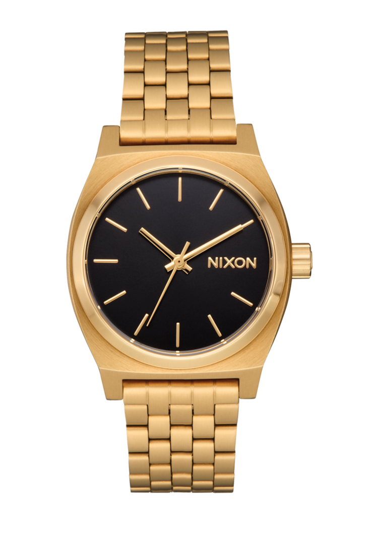Nixon Medium Time Teller | Gold / Black / Gold