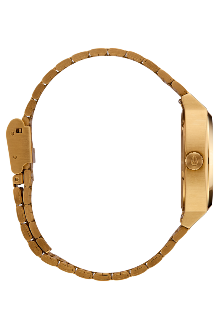 Nixon Medium Time Teller | Gold / Black / Gold