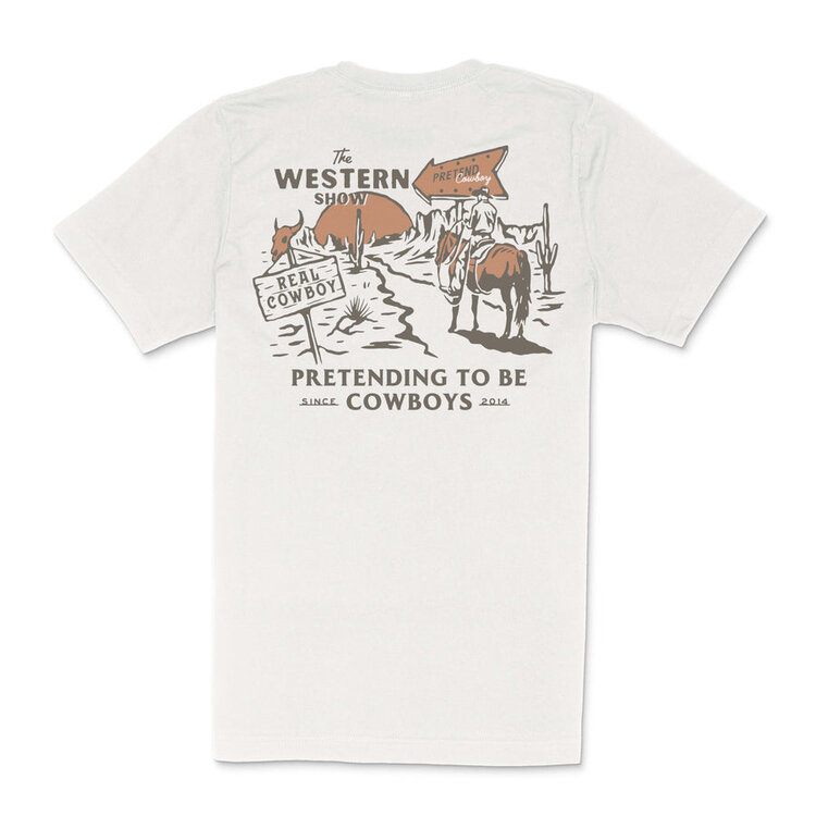 Sendero Provisions Co. Western Show T-Shirt | Vintage White