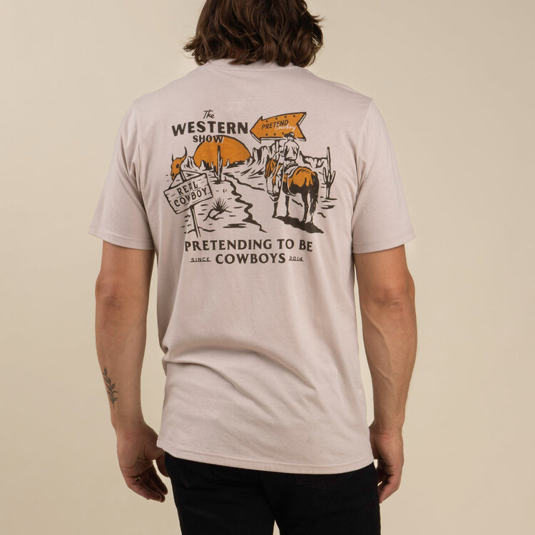 Sendero Provisions Co. Western Show T-Shirt | Vintage White