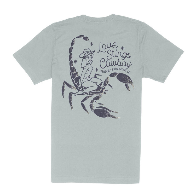 Sendero Provisions Co. Love Stings T-Shirt | Big Sky Blue