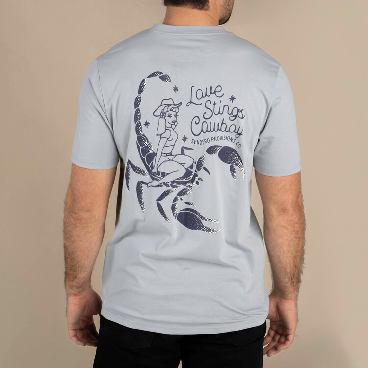 Sendero Provisions Co. Love Stings T-Shirt | Big Sky Blue