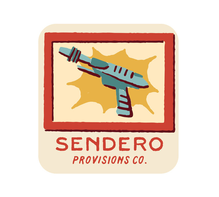 Sendero Provisions Co. Blaster Sticker | Cream