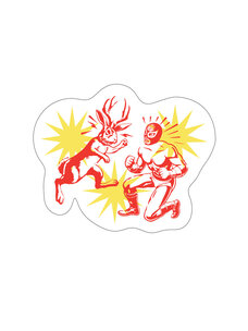 Sendero Provisions Co. Sendero Lucha Libre Sticker | White