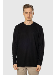 TEAMLTD Waffle Knit Longsleeve | Black