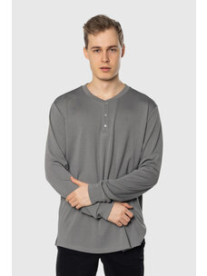TEAMLTD Snap Henley | Grey