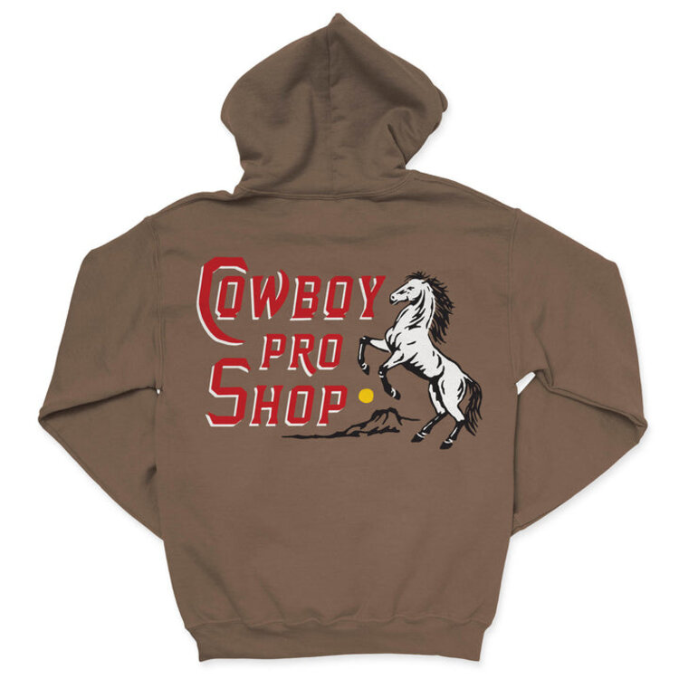 Sendero Provisions Co. Cowboy Pro Shop Hoodie | Vintage Black