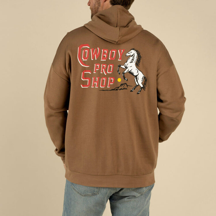 Sendero Provisions Co. Cowboy Pro Shop Hoodie | Vintage Black