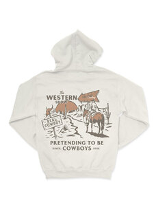 Sendero Provisions Co. Western Show Hoodie | Vintage White