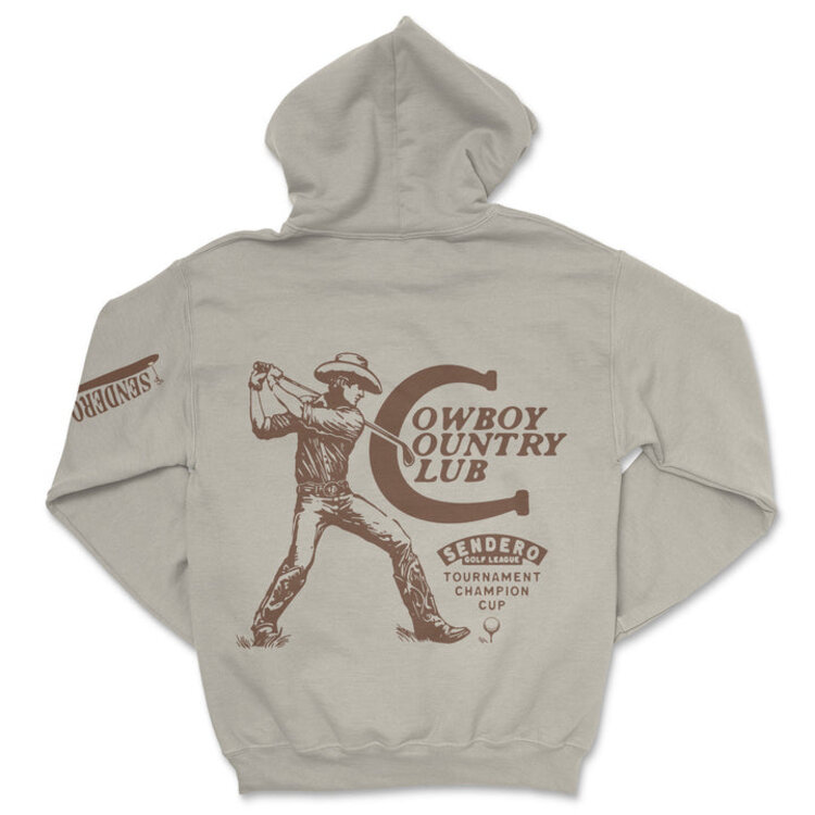 Sendero Provisions Co. Cowboy Country Club Hoodie | Sand