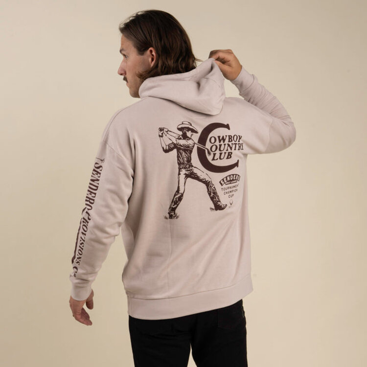 Sendero Provisions Co. Cowboy Country Club Hoodie | Sand