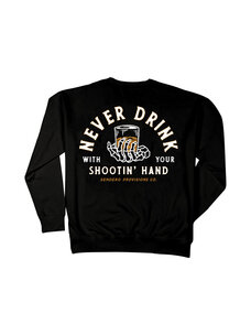 Sendero Provisions Co. Shootin' Hand Sweatshirt | Black