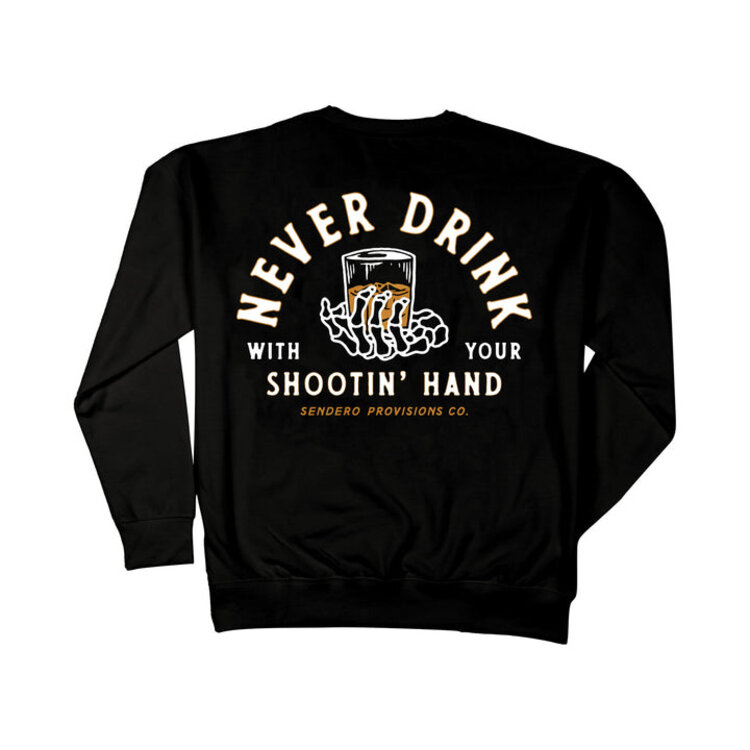 Sendero Provisions Co. Shootin' Hand Sweatshirt | Black