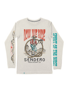 Sendero Provisions Co. Sendero Stick Horse Long Sleeve T-Shirt | Vintage White