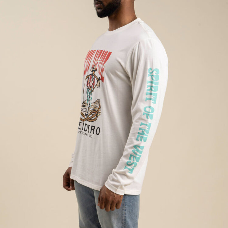 Sendero Provisions Co. Stick Horse Long Sleeve T-Shirt | Vintage White