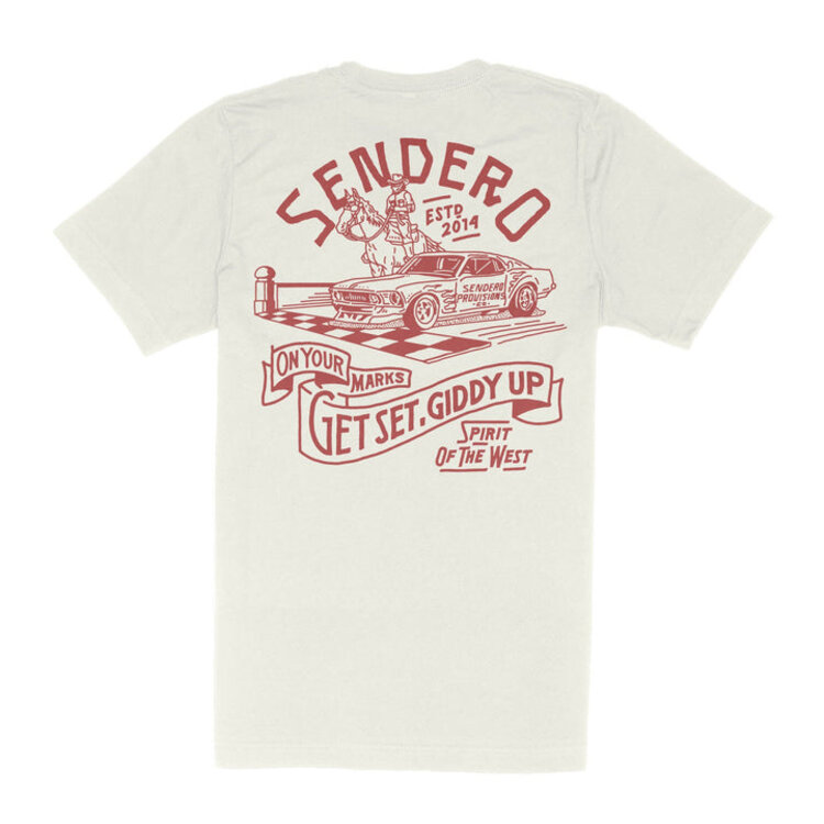 Sendero Provisions Co. Sendero Giddy Up T-Shirt | Vintage White