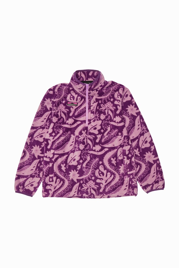 Airblaster Fleece Half Zip | Blackberry Earth Life