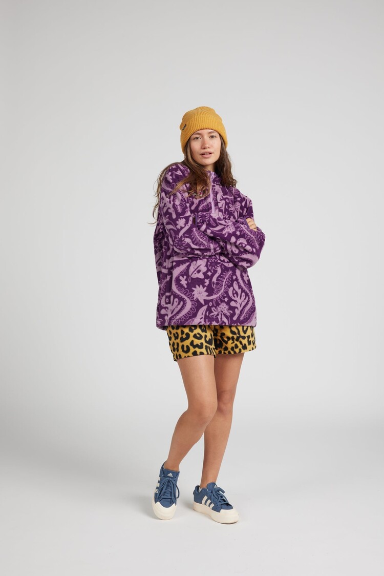Airblaster Fleece Half Zip | Blackberry Earth Life