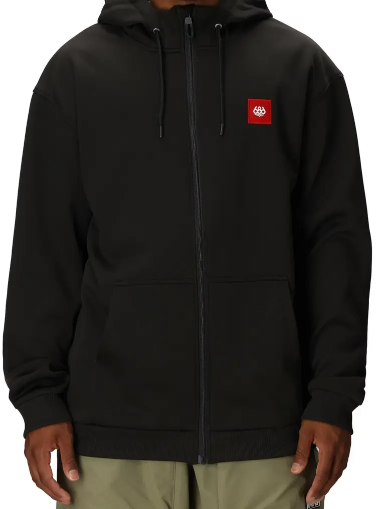 686 Technical Apparel Bonded Fleece Zip Hoody | Black