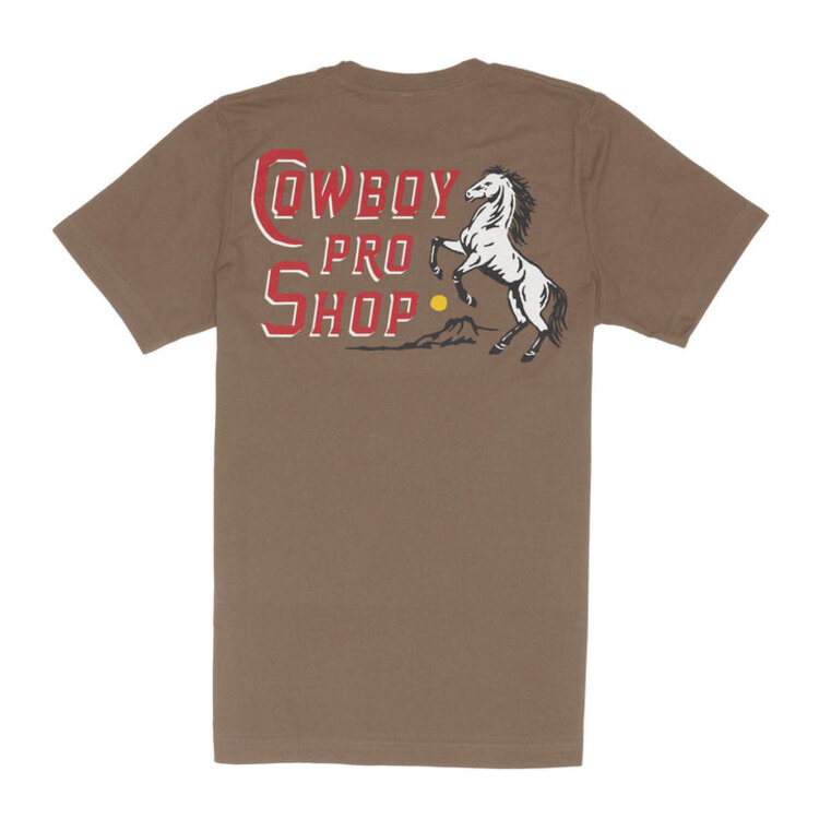 Sendero Provisions Co. Cowboy Pro Shop T-Shirt | Army Green