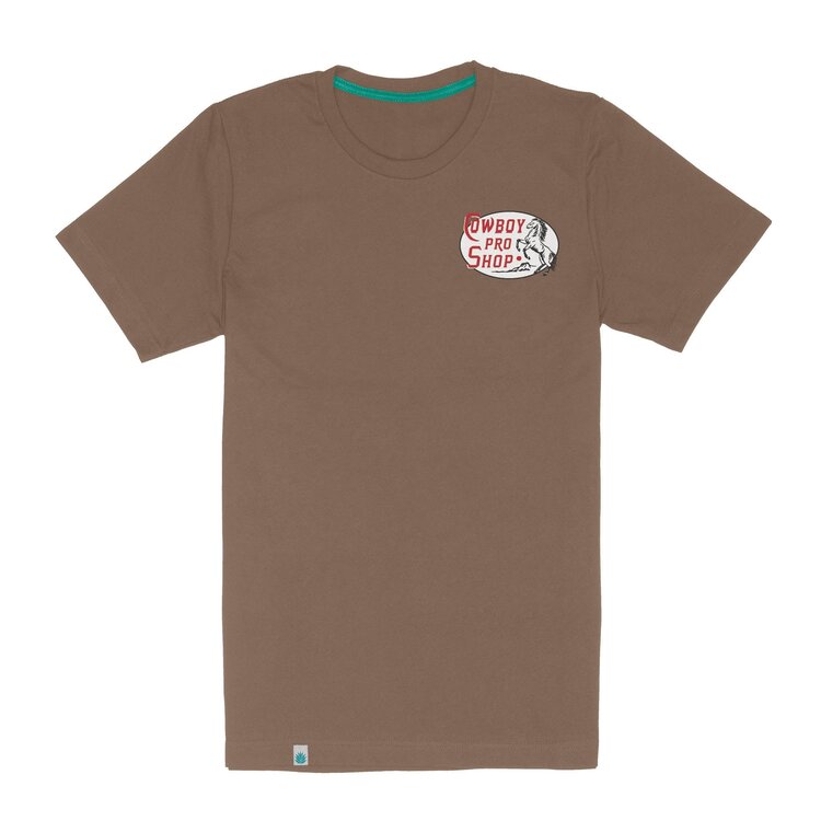 Sendero Provisions Co. Sendero Cowboy Pro Shop T-Shirt | Light Brown