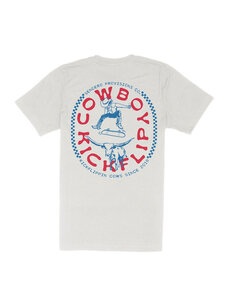 Sendero Provisions Co. Cowboy Kickflip T-Shirt | Vintage White