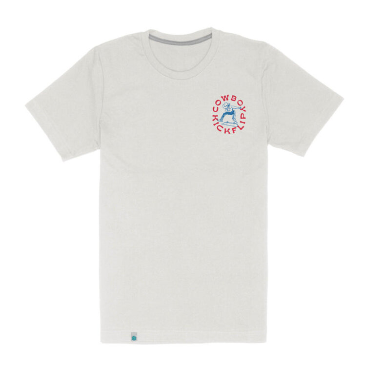 Sendero Provisions Co. Cowboy Kickflip T-Shirt | Vintage White
