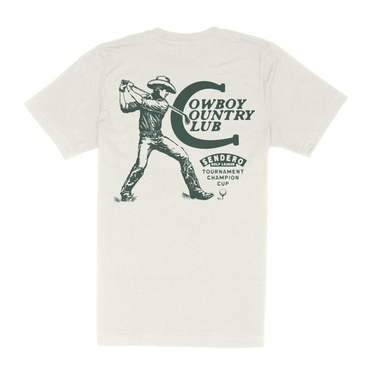 Sendero Provisions Co. Sendero Cowboy Country Club T-Shirt | Vintage White
