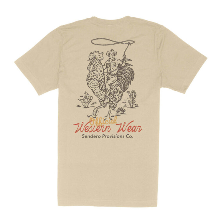 Sendero Provisions Co. Official Western T-Shirt | Cream