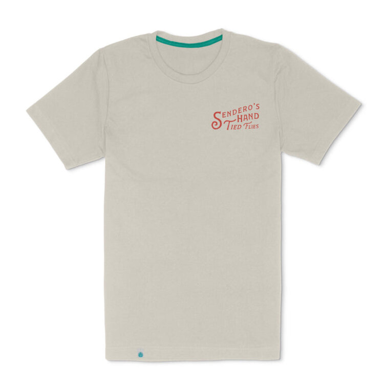 Sendero Provisions Co. Sendero Hand Tied Flies T-Shirt | Big Sky Blue