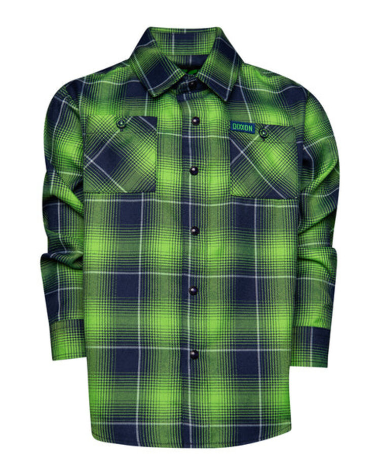 Dixxon Dixxon The Legion Youth Flannel | Green