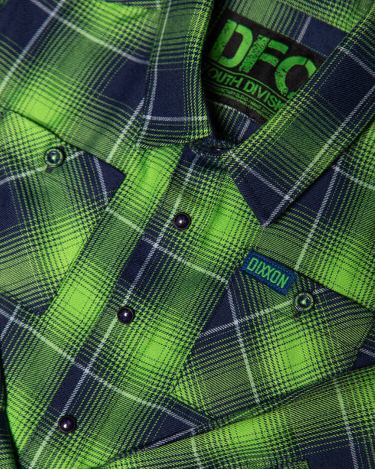 Dixxon Dixxon The Legion Youth Flannel | Green
