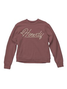 Sendero Provisions Co. Howdy Drop Shoulder Sweatshirt | Dusty Mauve