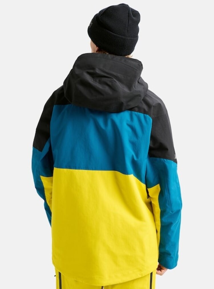 Burton Burton Men's [Ak] Swash Gore‑Tex 2L Jacket | True Black/Blue Teal/Atomic Yellow