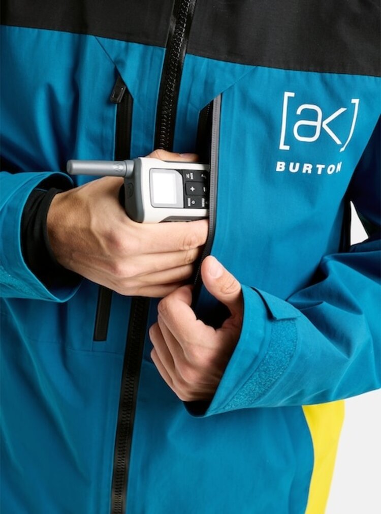 Burton Burton Men's [Ak] Swash Gore‑Tex 2L Jacket | True Black/Blue Teal/Atomic Yellow