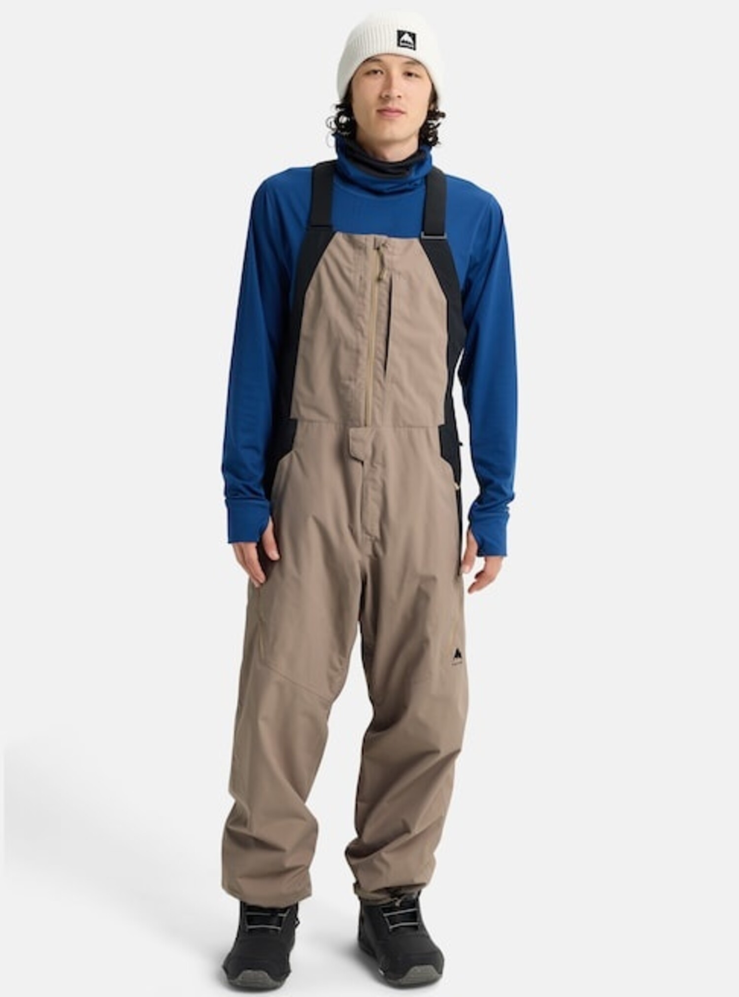Burton Men's Reserve 2L Relaxed Bib Pants | Summit Taupe/True
