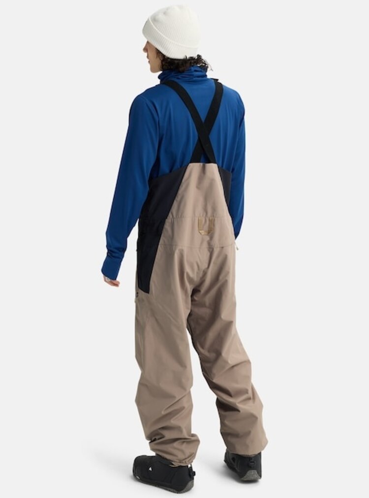 Burton Men's Reserve 2L Relaxed Bib Pants | Summit Taupe/True Black