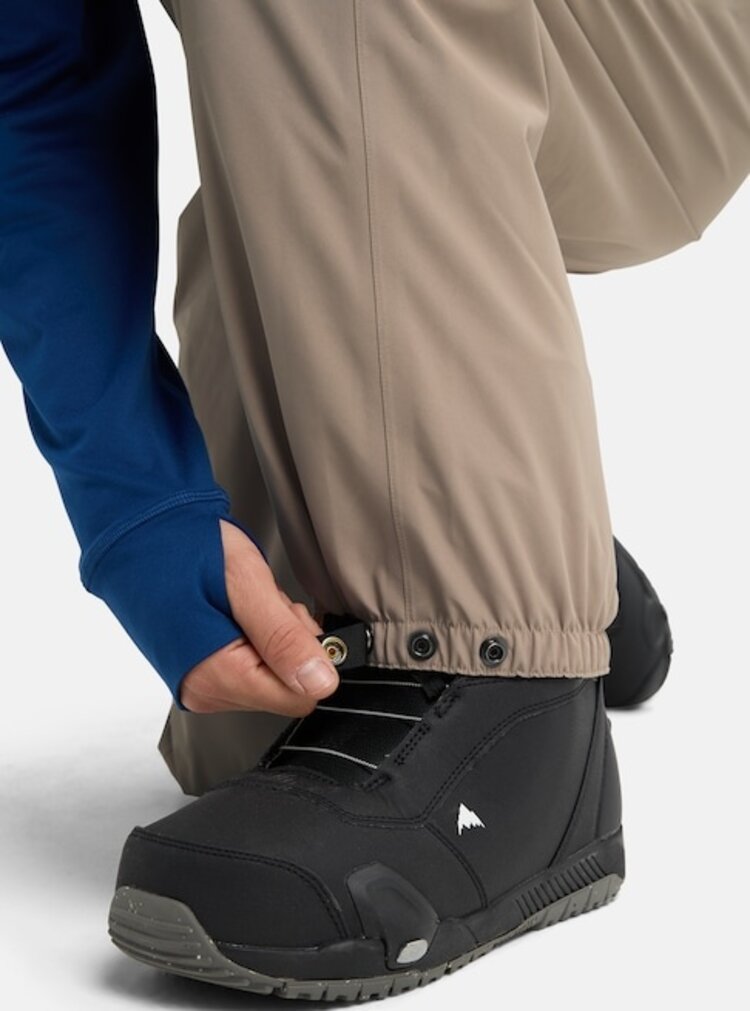 Burton Men's Reserve 2L Relaxed Bib Pants | Summit Taupe/True Black