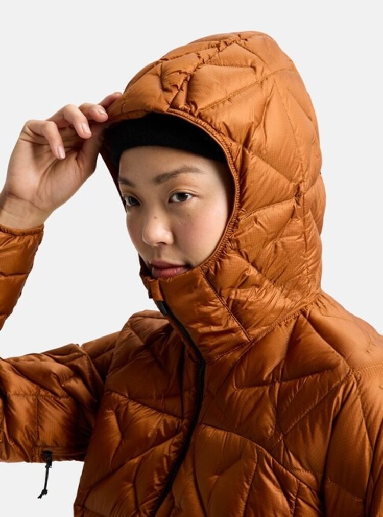 Burton Women's [ak] Baker Down Hooded Jacket | Chestnut Brown