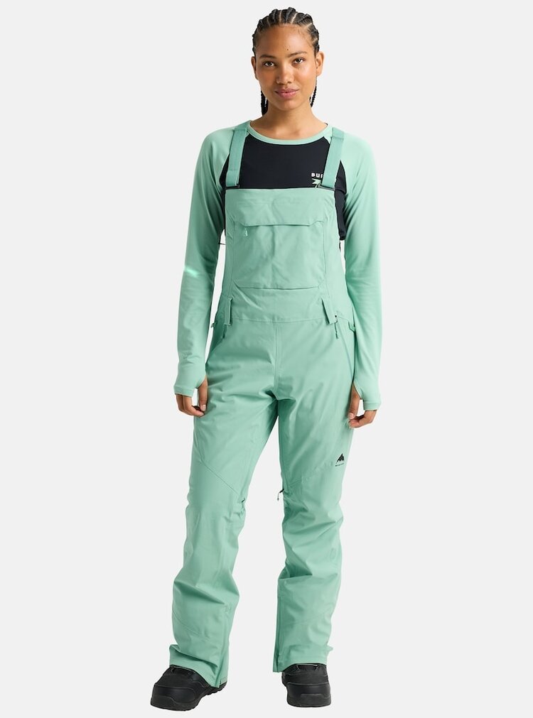 Burton Women's Reserve 2L Stretch Bibs | Soft Sage