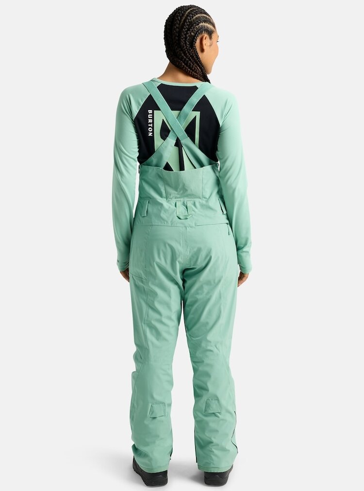 Burton Burton Women's Reserve 2L Stretch Bibs | Soft Sage