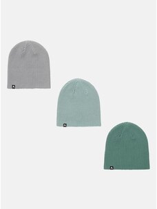 Burton Kids' Recycled Dnd Beanie (3 Pack) | Soft Sage/Light Teal/Silver Sconce