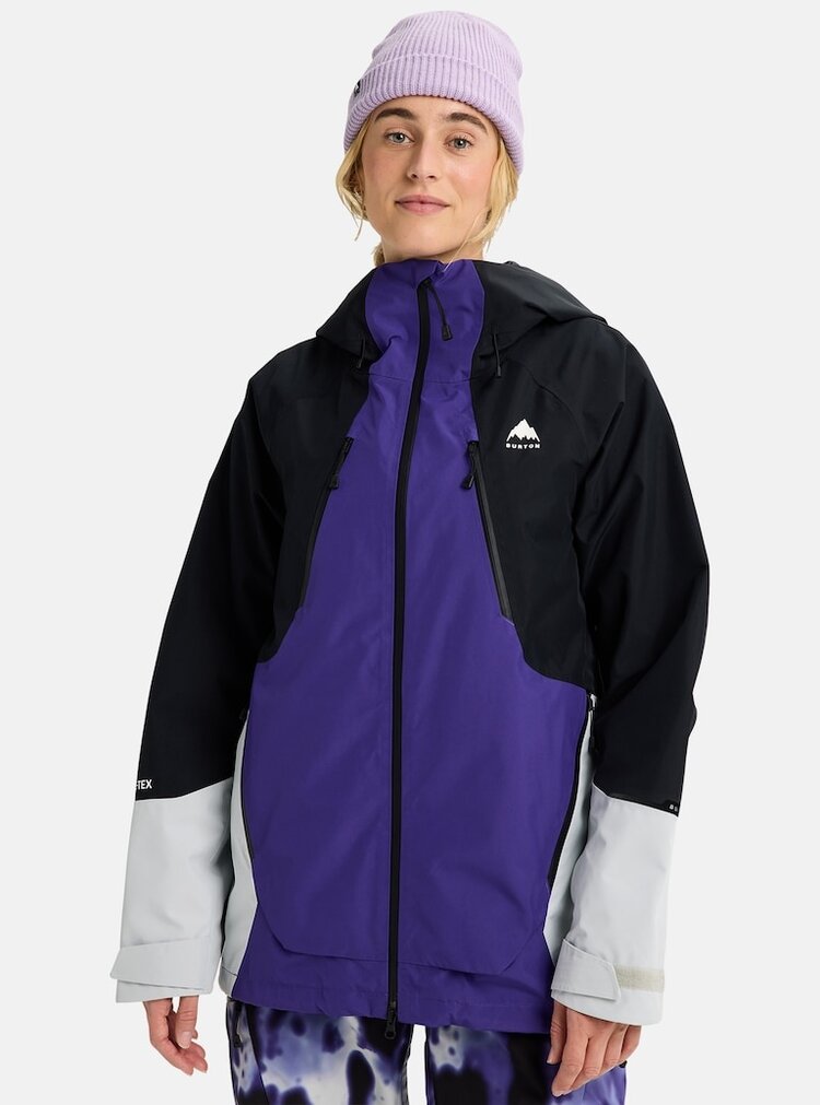Burton Women's Reserve GORE-TEX 2L Jacket | Prism Violet / True Black / Gray Cloud