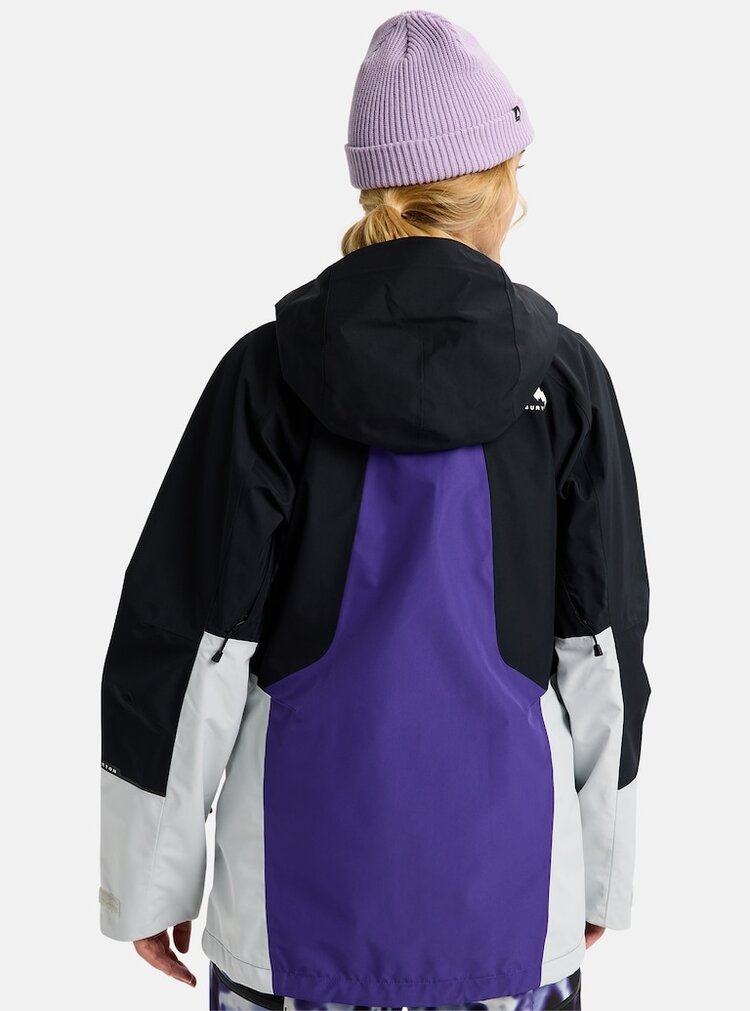Burton Women's Reserve GORE-TEX 2L Jacket | Prism Violet / True Black / Gray Cloud