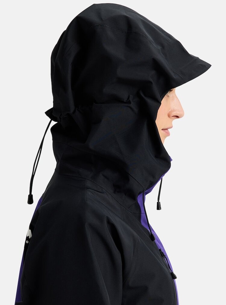 Burton Women's Reserve GORE-TEX 2L Jacket | Prism Violet / True Black / Gray Cloud
